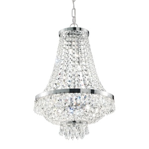 LUSTRA CAESAR SP12, CROM, DIN CRISTAL, STIL CLASIC