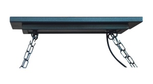 LUSTRA CANDLE 18, NEGRU/ALB, DIN METAL SI CEARA, STIL MODERN, B2 - Img 4