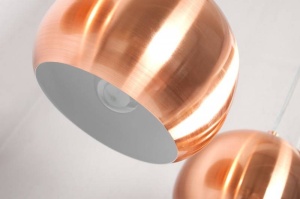 LUSTRA COPPER BALL 22975 DIN METAL SI CUPRU - Img 3