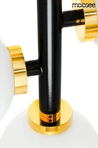 LUSTRA COSMO VERTICAL S, AURIU/NEGRU, DIN METAL SI STICLA, STIL MODERN, B2 - Img 4