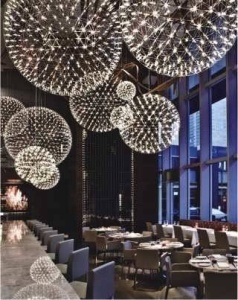 LUSTRA CU LED STELLAR 60, CROM, DIN OTEL INOXIDABIL, STIL MODERN, B2 - Img 8