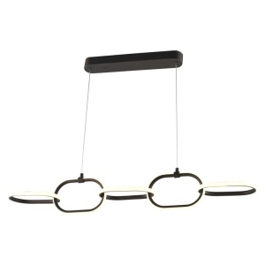 LUSTRA LAYN BRONZ, HL-0173, CONFECTIONATA DIN ALUMINIU, STIL MODERN