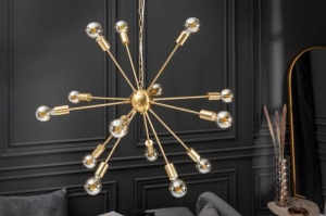 LUSTRA MODERNA, SPUTNIK 87CM, DIN METAL, DESIGN MODERN - Img 2
