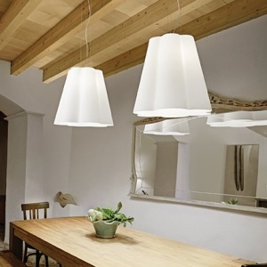 LUSTRA/ PENDUL MODERN ALB SESTO SP1 D35