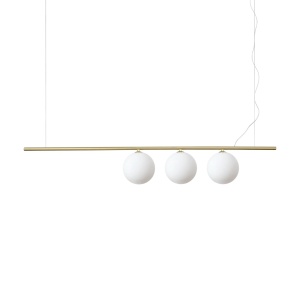LUSTRA PERLINE SP3, ALAMA, DIN METAL SI STICLA, STIL MODERN