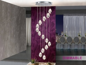 LUSTRA/PLAFONIERA CU LED SI INTRERUPATOR ROCIO 785635D DESIGN MODERN SCHULLER