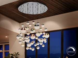 LUSTRA/PLAFONIERA LED SPHERE 794691K CU CONECTARE BLUETOOTH - DESIGN MODERN - SCHULLER
