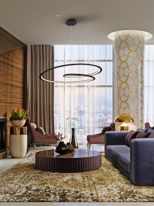 LUSTRA/PLAFONIERA LOOPING, 97 CM, NEGRU MAT/OPAL, DIN METAL, ALUMINIU SI SILICON, STIL MODERN