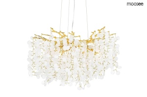 LUSTRA RIVIERA 60 AURIE, CONFECTIONATA DIN METAL SI ACRIL, STIL MODERN