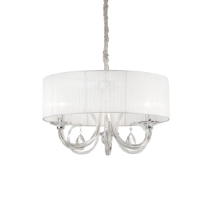 LUSTRA SWAN SP3, ALB, DIN STICLA, STIL MODERN