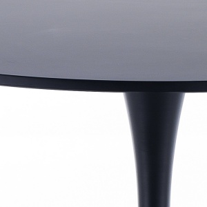 MASA 120CM, KYOTO BLACK, DIN METAL SI MDF LACUIT, DESIGN MODERN - Img 3