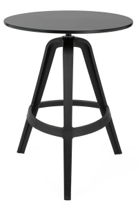 MASA DE BAR MIRA NEAGRA, 60 CM, CONFECTIONATA DIN POLIPROPILENA, STIL MODERN