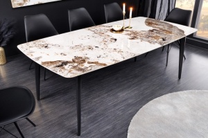 MASA DE SUFRAGERIE 180CM, METAL SI CERAMICA, MODEL PIATRA NATURALA, ARTIM GROUP SELECTION