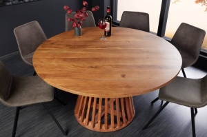 MASA DE SUFRAGERIE ROTUNDA 130CM, MAISON JADE, DIN LEMN MASIV DE SALCAM, ARTIM GROUP SELECTION - Img 2