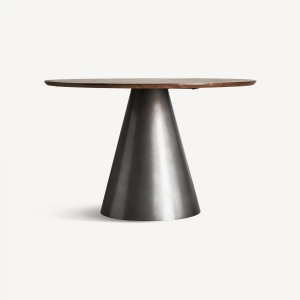 MASA DEOSEBITA, BETHON 120CM, DIN LEMN DE SALCAM/METAL, MARO/ARGINTIU, ARTIM GROUP SELECTION - Img 2