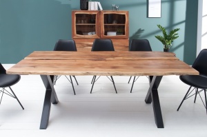 MASA DINING DIN LEMN MASIV, AMAZONAS 200CM, DESIGN VINTAGE/INDUSTRIAL, ARTIM GROUP SELECTION