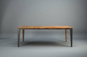 MASA DINING DYLE ESSENCE 001 200x100, DIN METAL SI LEMN MASIV, STIL MODERN B2