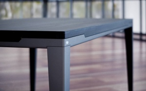 MASA DINING DYLE ESSENCE 001 200x100, DIN METAL SI LEMN MASIV, STIL MODERN B2 - Img 2