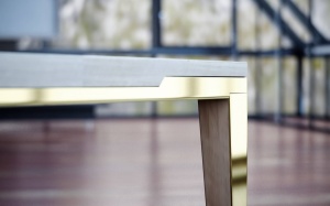MASA DINING DYLE ESSENCE 001 200x100, DIN METAL SI LEMN MASIV, STIL MODERN B2 - Img 3