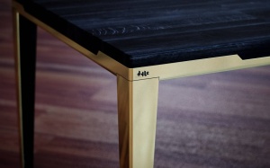 MASA DINING DYLE ESSENCE 001 240x100, DIN METAL SI LEMN MASIV, STIL MODERN B2 - Img 4