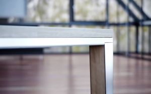 MASA DINING DYLE PURE PROPELLER 240x100, DIN METAL SI LEMN MASIV, STIL MODERN B2 - Img 3