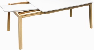 MASA DINING EXTENSIBILA NARVIK DIN LEMN SI MDF STIL SCANDINAV - Img 2