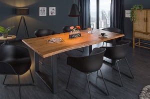 MASA DINING, MAMMUT 180CM, COD 40607, DIN LEMN MASIV, DESIGN INDUSTRIAL - Img 1