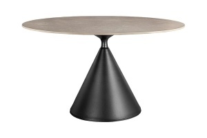 MASA DINING, SIGNATURE 150CM, CADRU DIN METAL SI BLAT DIN CERAMICA GRI, ASPECT MARMURA, ARTIM GROUP SELECTION
