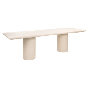 MASA DINING URBAN BLOOM 280, IDEALA PENTRU INTERIOR SAU EXTERIOR, 825504, CONFECTIONATA DIN ACRILIC, FIER, FIBRA SI BETON, RICHMOND INTERIORS