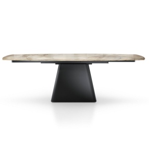 MASA EXTENSIBILA 160/240CM,HANNES, COD 5689, STIL MODERN, REALIZAT DIN METAL SI CERAMICA - Img 3