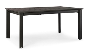 MASA EXTENSIBILA DE GRADINA KONNOR NEAGRA, CONFECTIONATA DIN ALUMINIU, STIL MODERN