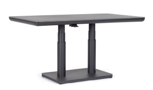 MASA EXTENSIBILA DE GRADINA/TERASA MIGUEL, NEAGRA, CONFECTIONATA DIN ALUMINIU, STIL MODERN