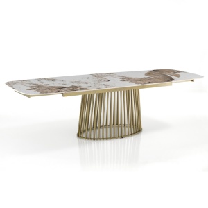 MASA EXTENSIBILA DE LUX, CAGE 180/260CM, DIN METAL SI CERAMICA, ARTIM GROUP SELECTION