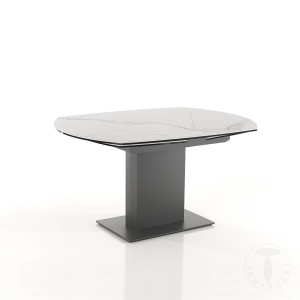 MASA EXTENSIBILA DIN CERAMICA 120/180CM, EPIC, COD 4236, STIL MODERN, REALIZATA DIN METAL SI CERAMICA