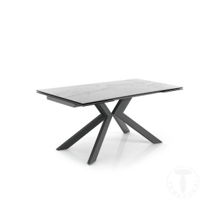 MASA EXTENSIBILA DIN CERAMICA 160/240CM, TIPS EVOLUTION, COD 3825, STIL MODERN, REALIZATA DIN METAL SI CERAMICA