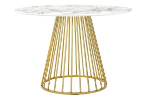 MASA LIVING GLAM MARBLE 110, AURIU/IMITATIE MARMURA, STIL MODERN, B2 - Img 4