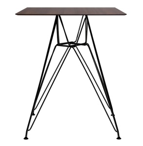 MASA MARO INCHIS DSR SQUARE BLACK 60x60 STIL MODERN B2