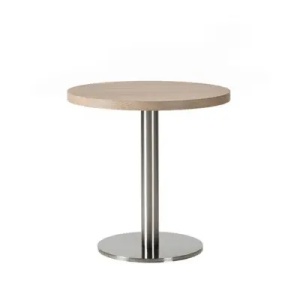 MASA PENTRU CAFENEA, 68 CM, STEJAR SONOMA/CROM, DIN PAL LAMINAT SI OTEL, ARTIM GROUP SELECTION