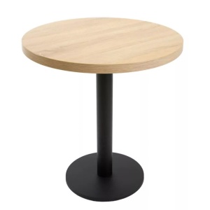 MASA PENTRU CAFENEA, 68 CM, STEJAR SONOMA/NEGRU, DIN PAL LAMINAT SI OTEL, ARTIM GROUP SELECTION - Img 4
