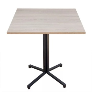 MASA PENTRU CAFENEA, 68x68 CM, STEJAR SONOMA/NEGRU, DIN PAL LAMINAT SI OTEL, ARTIM GROUP SELECTION - Img 7