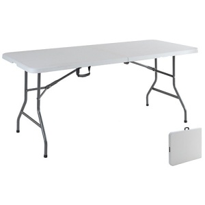 MASA PLIABILA PENTRU CATERING WALIZKA 240X76 cm ALBA