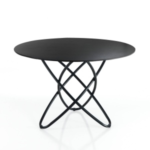 MASA SUFRAGERIE 110CM, HULA HOOP, COD 5753, STIL MODERN, REALIZAT DIN METAL SI CERAMICA - Img 2