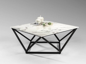 MASUTA DE CAFEA 100CM, LUMA, 246729, DIN METAL SI PIATRA ARTIFICIALA, STIL MODERN, SCHULLER - Img 3