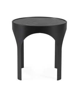 MASUTA DE CAFEA ARCHIE 50, NEAGRA, CONFECTIONATA DIN OTEL, STIL MODERN - Img 2