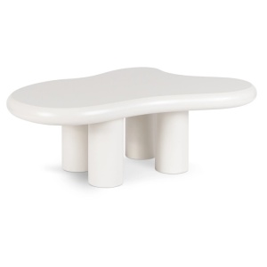 MASUTA DE CAFEA, ARTIM MEBLE, REALIZAT DIN MDF, CULOARE ALBA, STIL MODERN - Img 2
