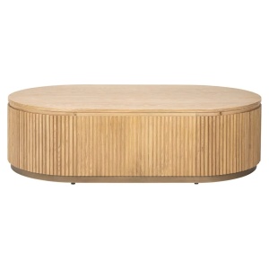 MASUTA DE CAFEA BELFORT, 212346, CONFECTIONATA DIN METAL, LEMN DE STEJAR, FURNIR SI METAL,STIL MODERN - Img 4