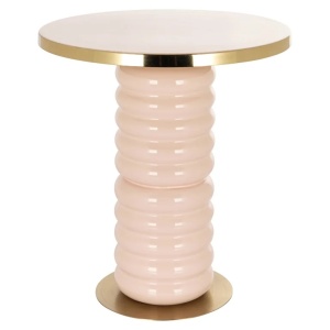 MASUTA DE CAFEA BONSAY PINK 46Ø, 825270, CONFECTIONATA DIN METAL, STIL MODERN
