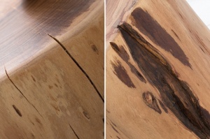 MASUTA DE CAFEA GOA 38608 DIN LEMN MASIV DE SALCAM DESIGN RUSTIC - Img 4