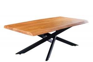 MASUTA DE CAFEA, MAMMUT 110CM, MARO/NEGRU, DIN LEMN DE SALCAM SI METAL, ARTIM GROUP COLLECTION