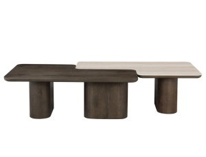 MASUTA DE CAFEA NANDO, 8755, MARO, CONFECTIONATA DIN FURNIR DE STEJAR, TRAVERTIN CERAMIC SI MDF, RICHMOND INTERIORS
